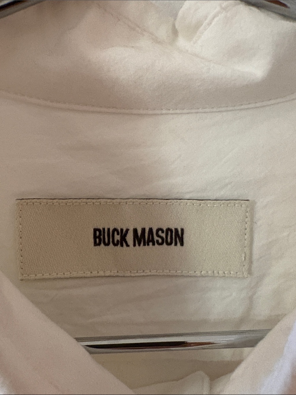Buck Mason White Button-Down Shirt - Picture 2 of 5